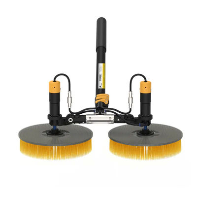 Photovoltaic Dual Head Electric Solar Panel Brush Cleaner Equipment 3.5M/5.5M/7.5M