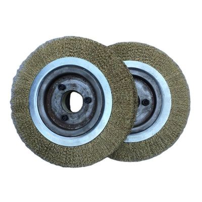 250 * 60 * 45mm Irregular Steel Wire Wheel Cover Plate , Thickness 20mm , Polishing Wheel With 3 Holes