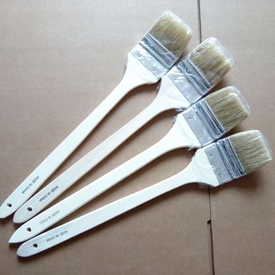 Bent Long Wooden Handle Radiator Brush Radiator Bent Paint Brush with Bristle Hair Elbow Radiator Paint Brush
