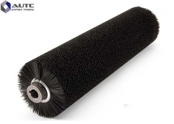 Customized Size PP Nylon Industrial Roller Brushes Cylindrical Wire Brush Dampening Spiral Roller Brush