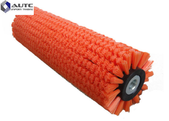 Customized Size PP Nylon Industrial Roller Brushes Cylindrical Wire Brush Dampening Spiral Roller Brush