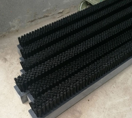 PBT Filament Gate Shockproof Flat Lath Metal Channel Strip Brushes