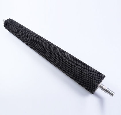 ROSH Stainless Steel Shaft Nylon Bristle Cylindrical Roller Brush