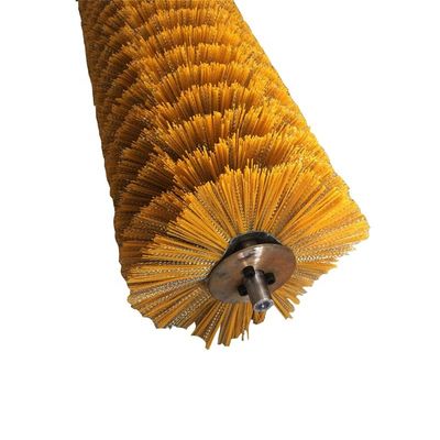205mmx660mm Electric Rotary PP Sweeping Bobcats Brush For Road Cleaning