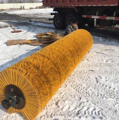 205mmx660mm Electric Rotary PP Sweeping Bobcats Brush For Road Cleaning