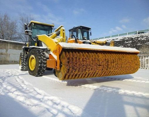 205mmx660mm Electric Rotary PP Sweeping Bobcats Brush For Road Cleaning