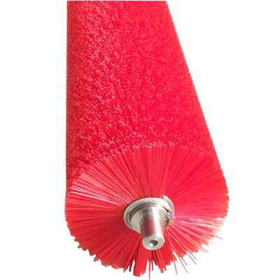Nylon Cylinder Brush  For Cleaning Conveyor Belts And Brick Manufacturing