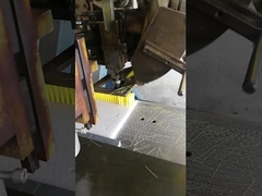 Màu trắng nhựa dây thẳng PP bàn chải slates cho máy trộn xi măng