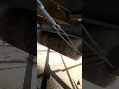 Máy quét dây đai không chạy cho mỏ than OEM Đường cuộn bàn chải thụ động có thể tùy chỉnh