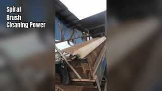 Đồng hồ: Phòng trưng bày quá trình xử lý và làm sạch con lăn bàn chải hình lớn